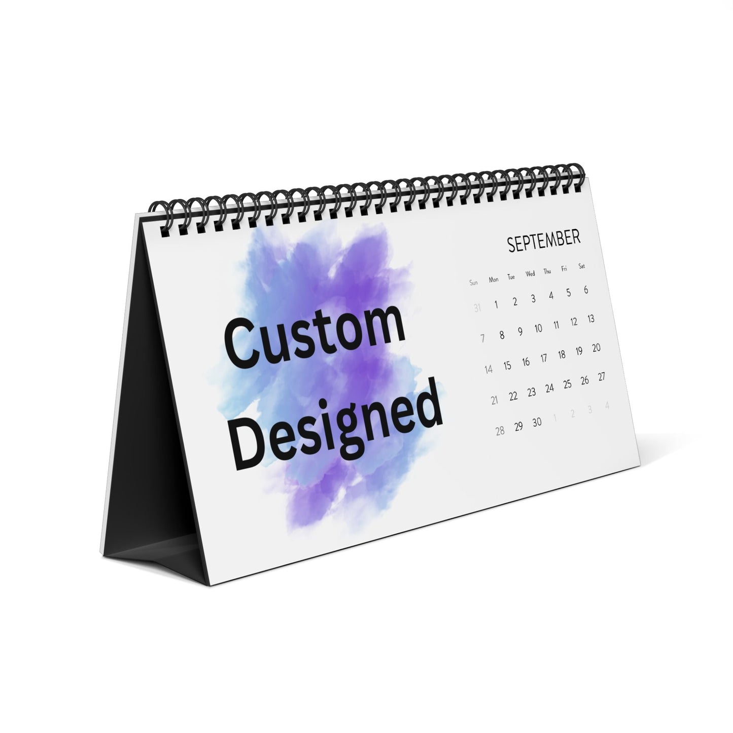 Custom Designed 2025 Desk Calendar 10 x 5 inches