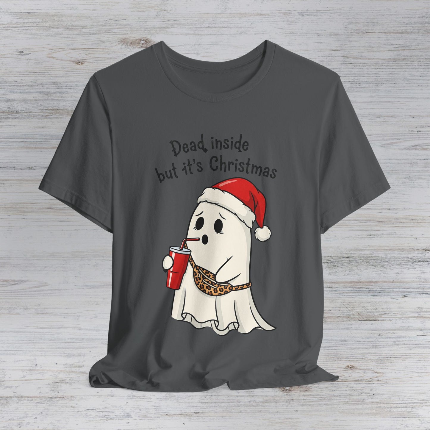 Dead Inside but It’s Christmas Ghost T-Shirt