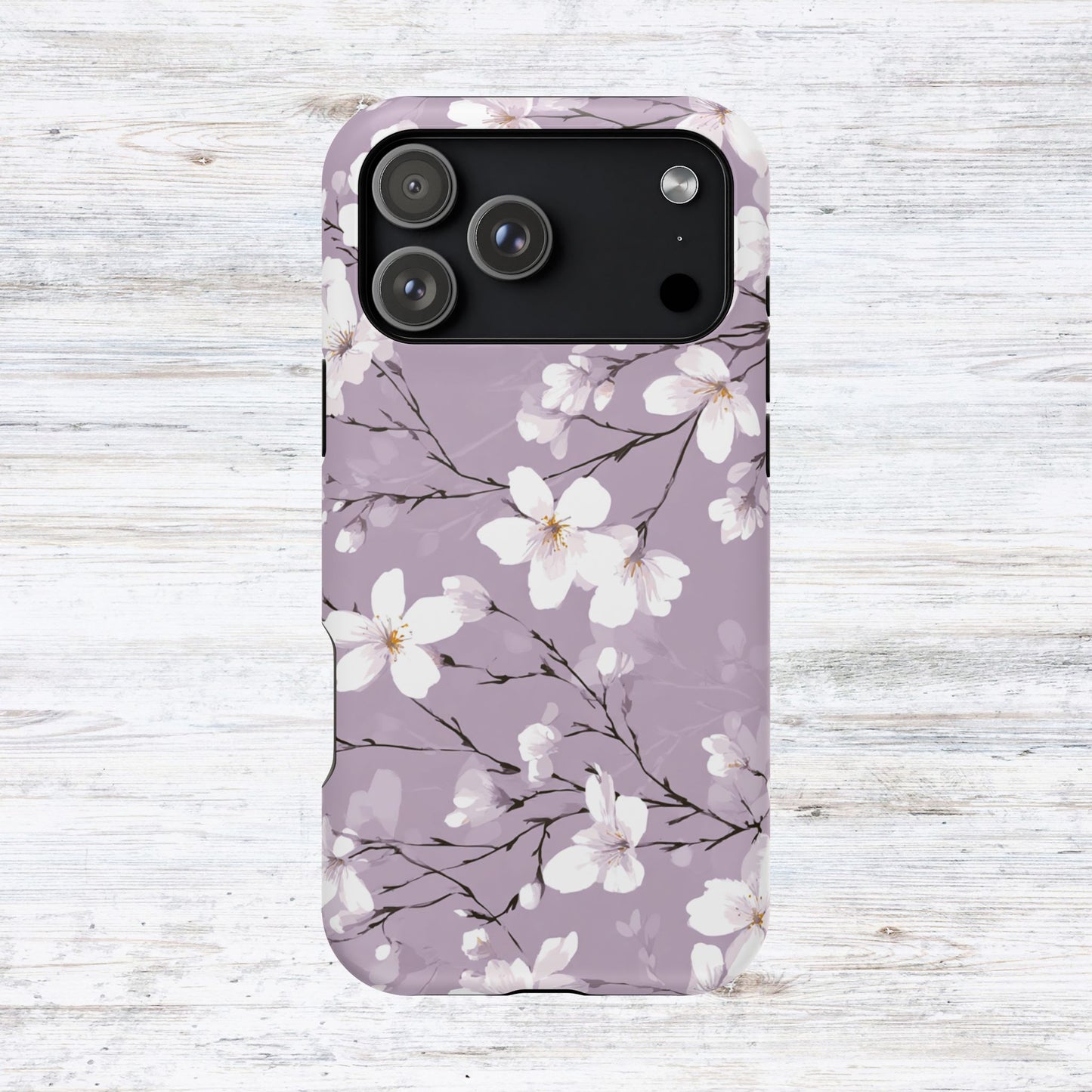 Blush Cherry Blossom Phone Case | Magnetic Impact-Resistant Case