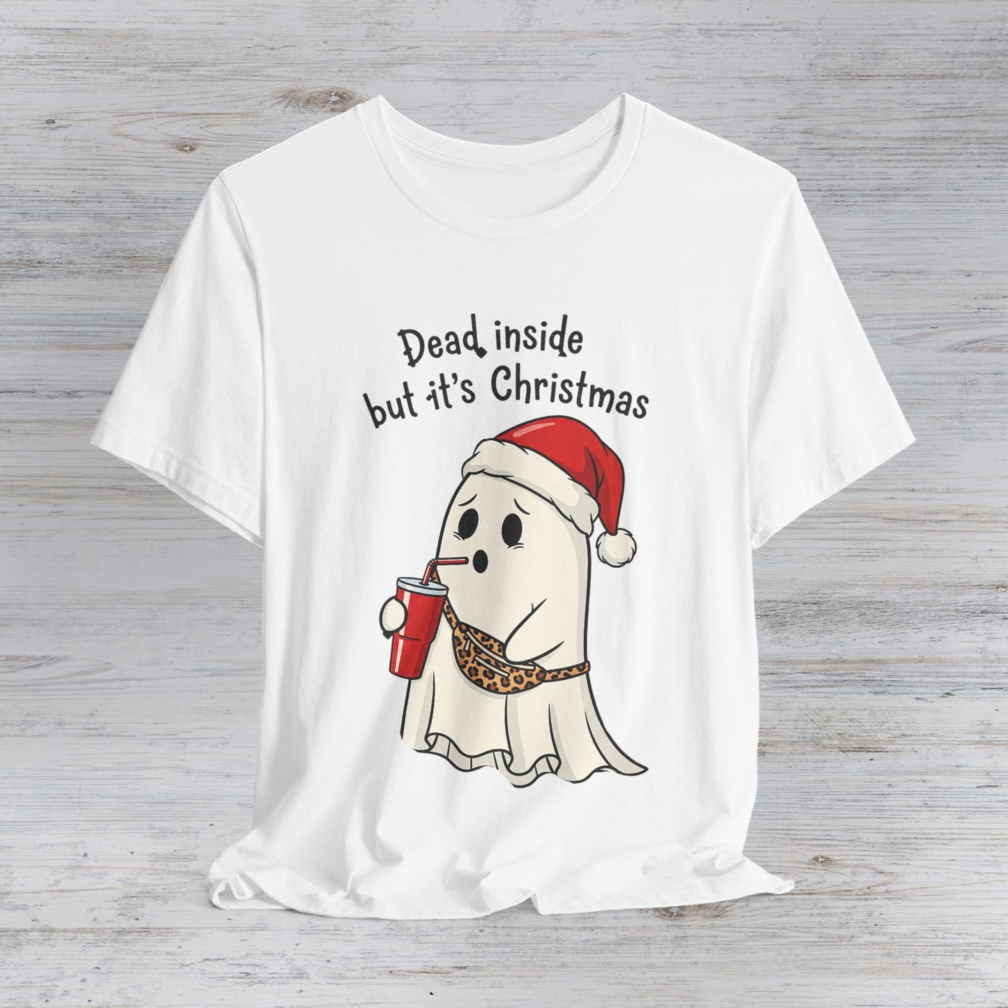 Dead Inside but It’s Christmas Ghost T-Shirt