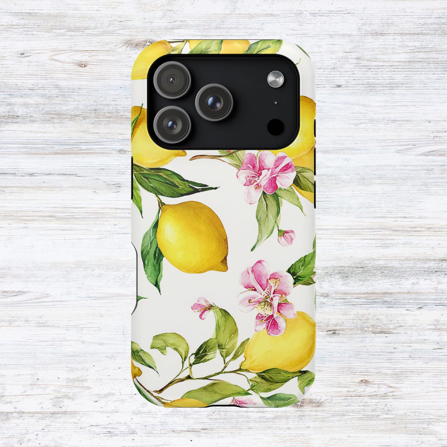 Lemon Blossom Phone Case | Magnetic Impact-Resistant Case