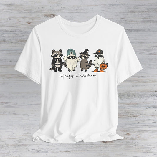 Adorable Halloween Raccoon T-Shirt