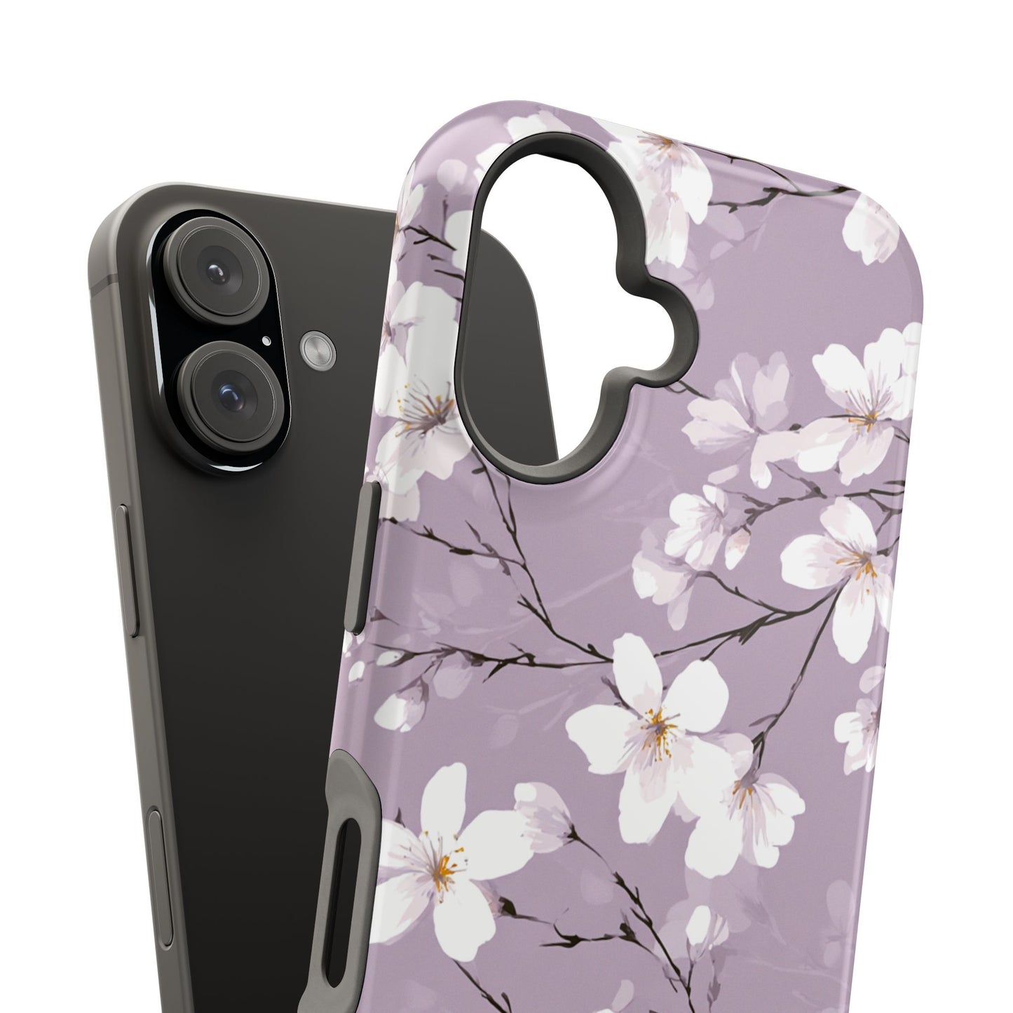 Blush Cherry Blossom Phone Case | Magnetic Impact-Resistant Case