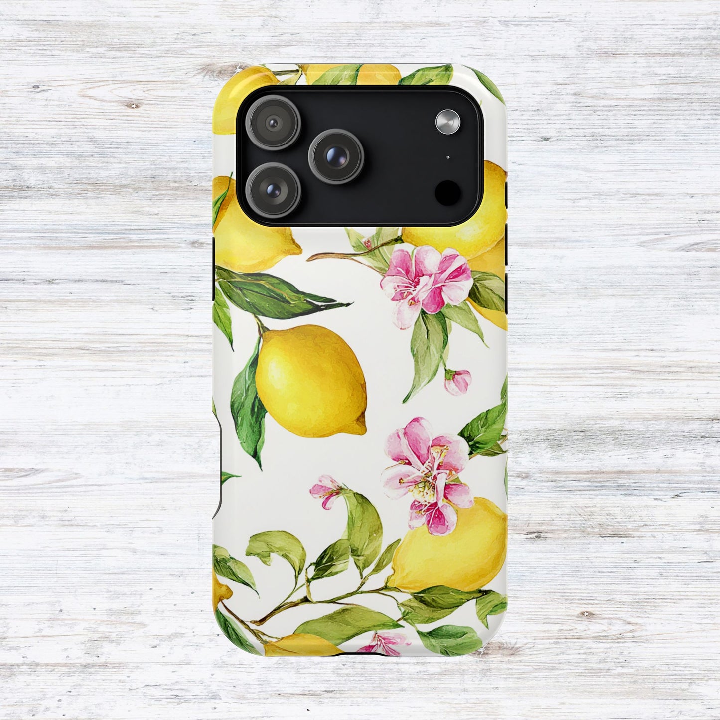 Lemon Blossom Phone Case | Magnetic Impact-Resistant Case