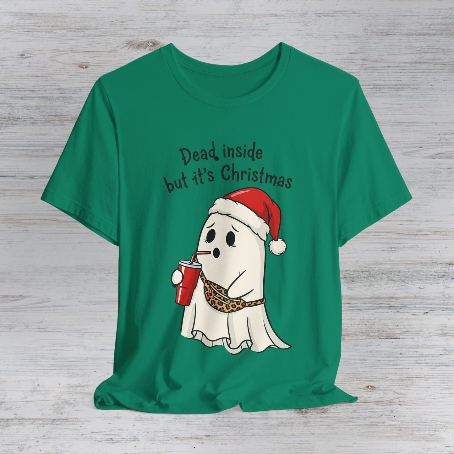 Dead Inside but It’s Christmas Ghost T-Shirt