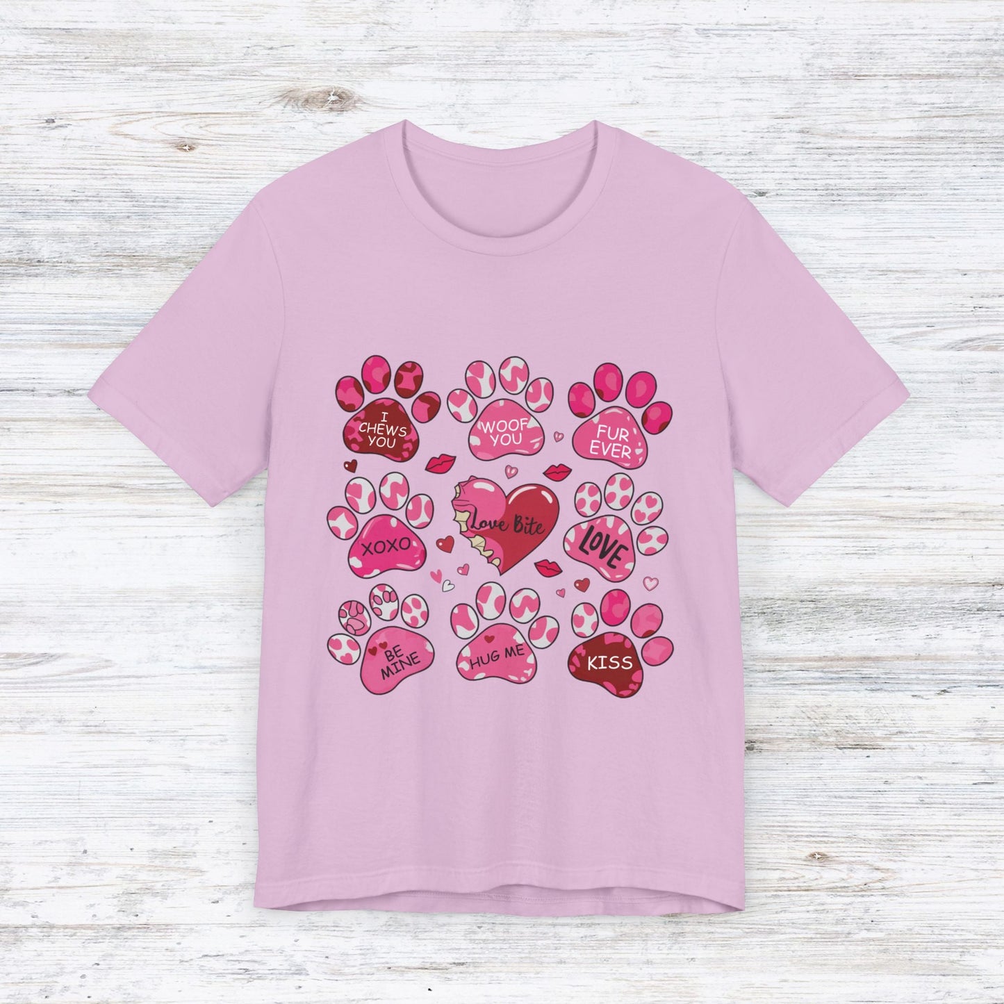 Love Bites Dog Valentine's Day T-Shirt