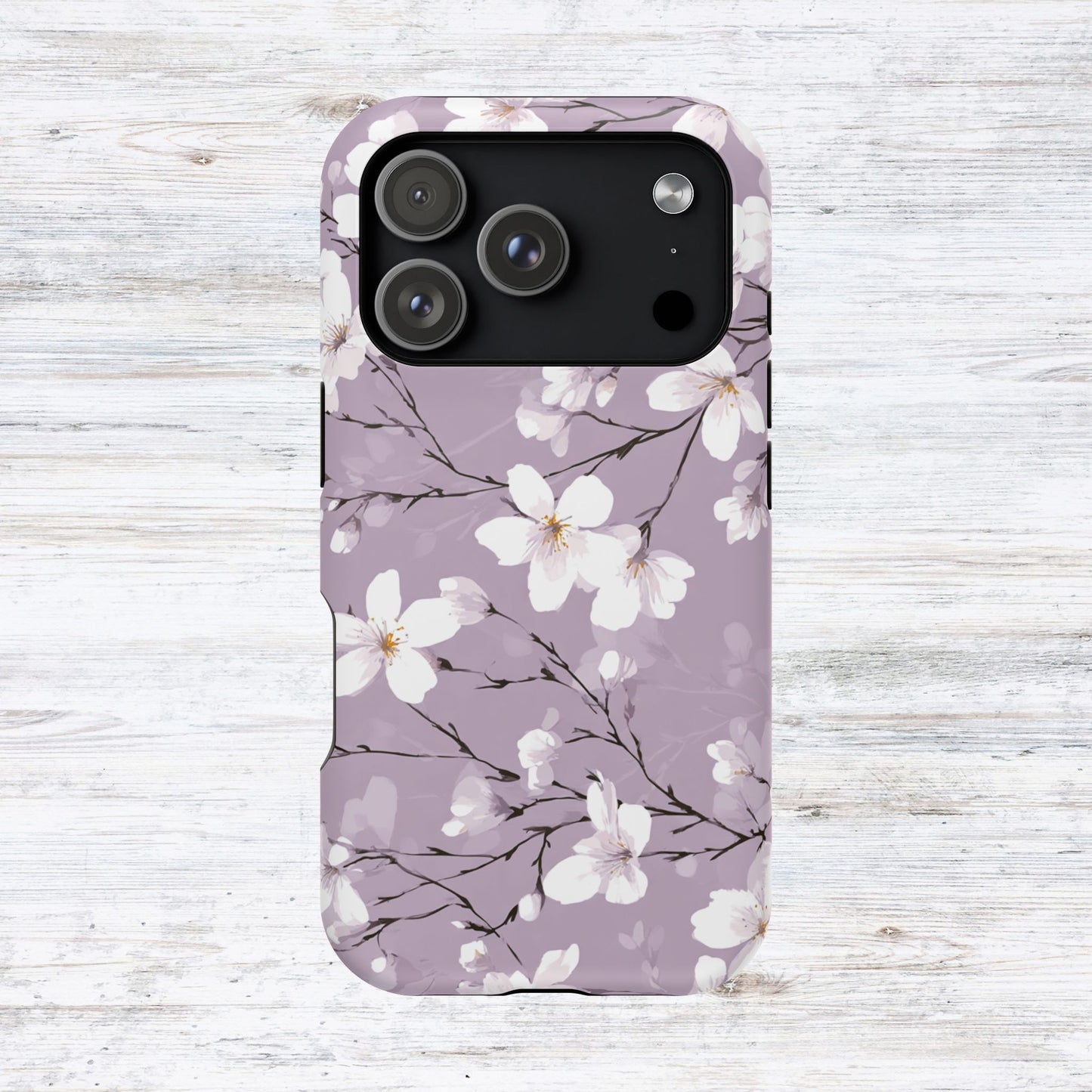 Blush Cherry Blossom Phone Case | Magnetic Impact-Resistant Case