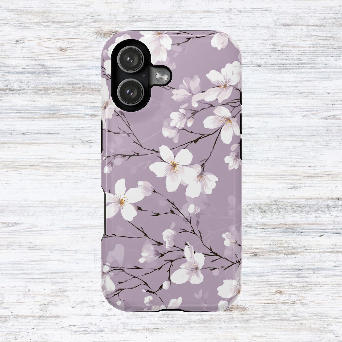Blush Cherry Blossom Phone Case | Magnetic Impact-Resistant Case