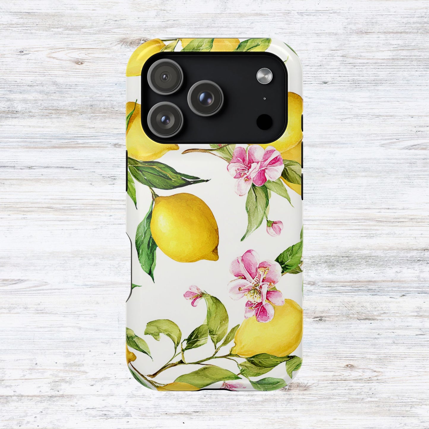 Lemon Blossom Phone Case | Magnetic Impact-Resistant Case