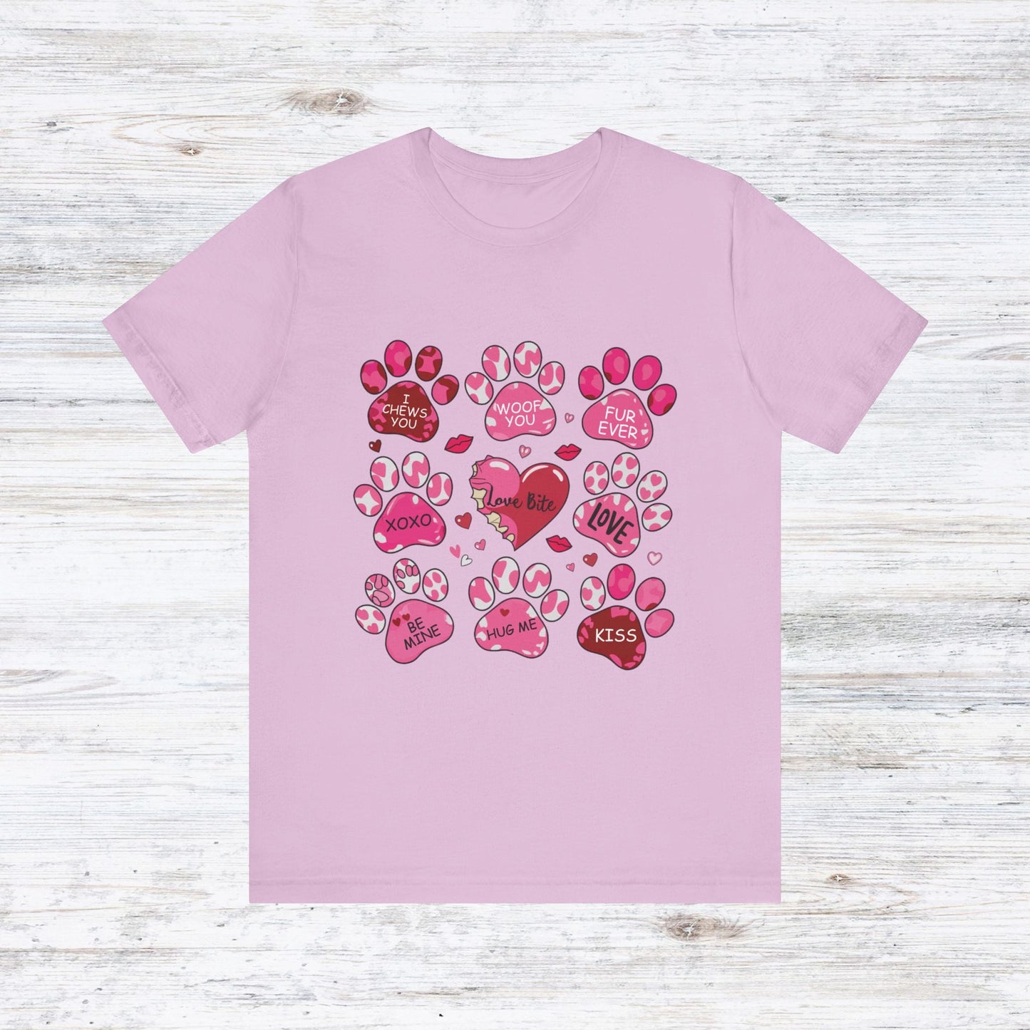 Love Bites Dog Valentine's Day T-Shirt