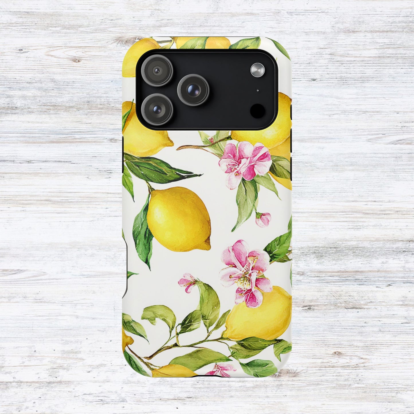 Lemon Blossom Phone Case | Magnetic Impact-Resistant Case