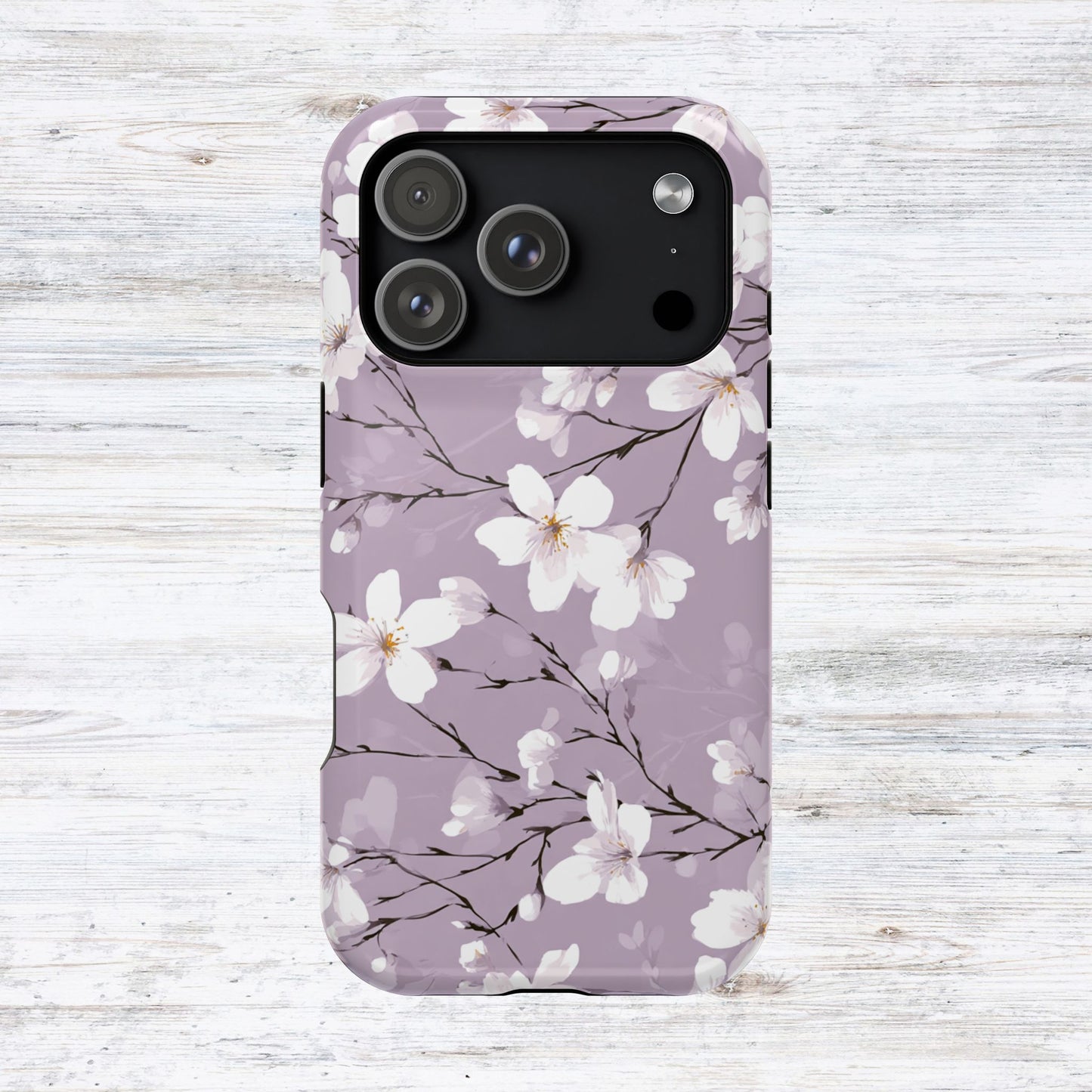 Blush Cherry Blossom Phone Case | Magnetic Impact-Resistant Case