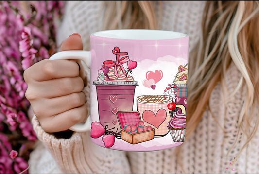 Coffee Is My Lover Mug | 11oz Valentine's Day Gift | Cute Coffee Cup for Sweetheart | Unique Love Mug for Her